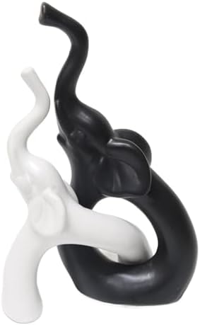 Zerzsy 2 Pack Gold Decor Finger Gesture Statues, “OK” Hands Sculpture Decor for Home Living Room Office,Sculptures Decorative Objects for Bookshelf Shelves Desk Table-Gold & Silver